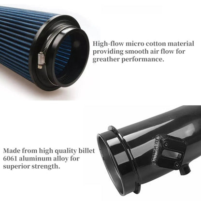 Cold Air Intake for Ford F250 F350 F450 (2011-2016) 6.7L Black