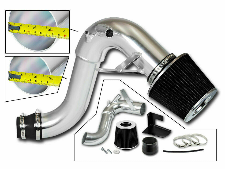 Cold Air Intake Kit for Kia Optima (2011-2015) with 2.0L Turbo Engine Chrome Black