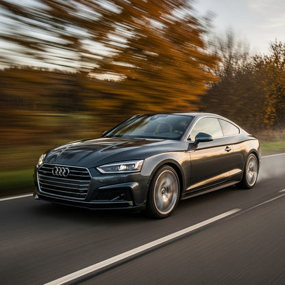 Action Shot:  A5 Driving Fast