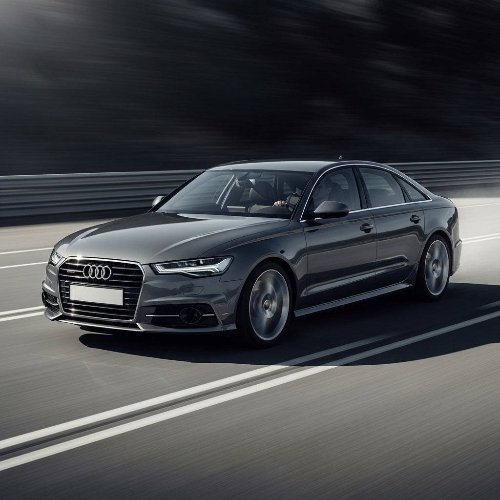 Action Shot:  A6 Driving Fast