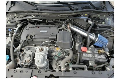 Cold Air Intake W/Heat Shield For Honda Accord (2013-2017) LX EX SE With 2.4L Engine - Blue