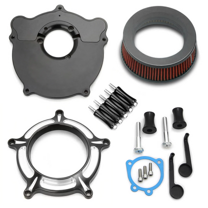 Air Cleaner Filter Kit for Harley Dyna Softail Street Bob (1993-2017) Touring Series Models