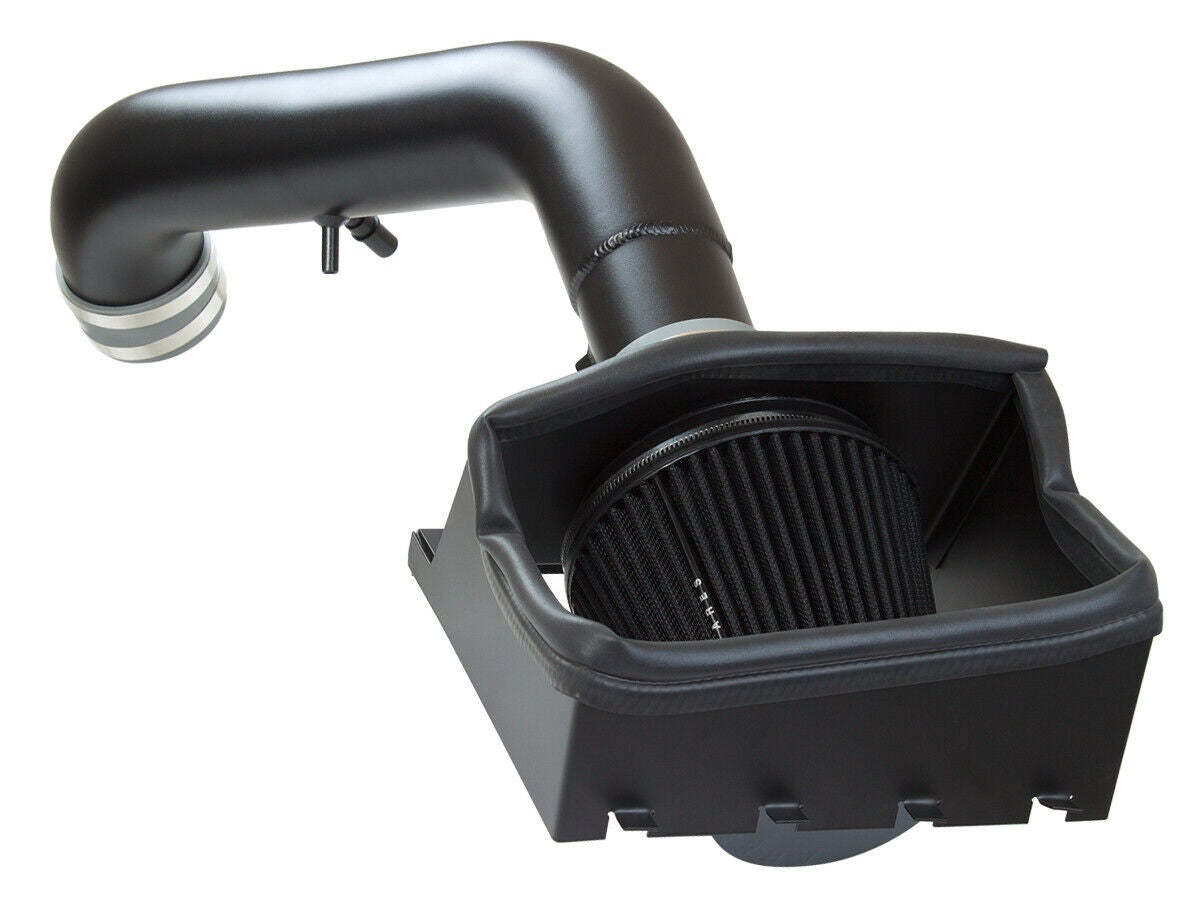 Cold Air Intake Kit with Heat Shield For Ford F150 (2011-2014) with 5.0L V8 Engine Black