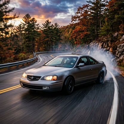 Action Shot: Acura CL Driving Fast