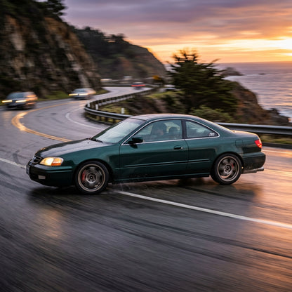Action Shot: Acura CL Driving Fast