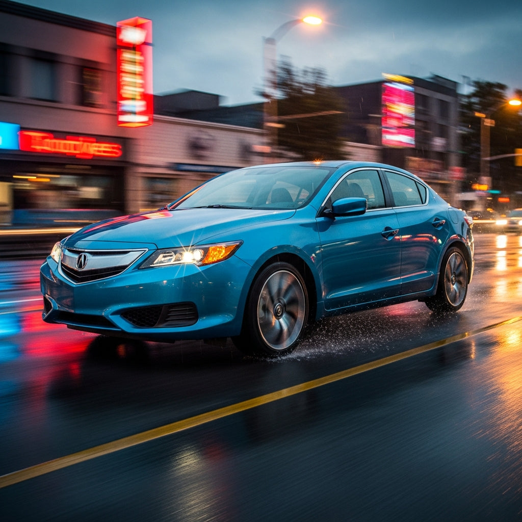 Action Shot: Acura ILX Driving Fast