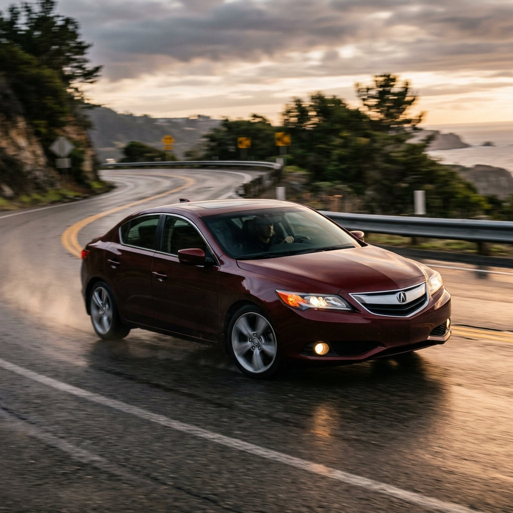Action Shot: Acura ILX Driving Fast