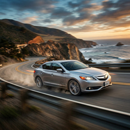 Action Shot: Acura ILX Driving Fast