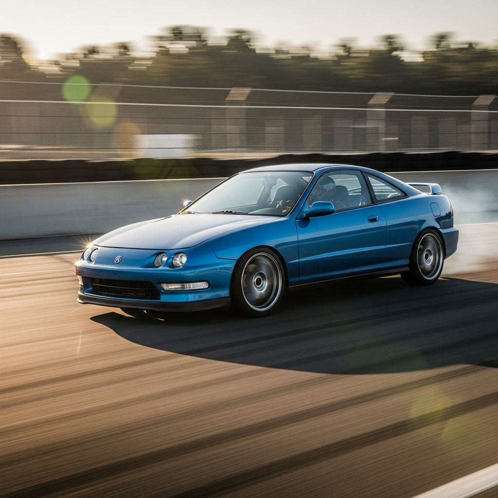 Action Shot: Acura Integra Driving Fast