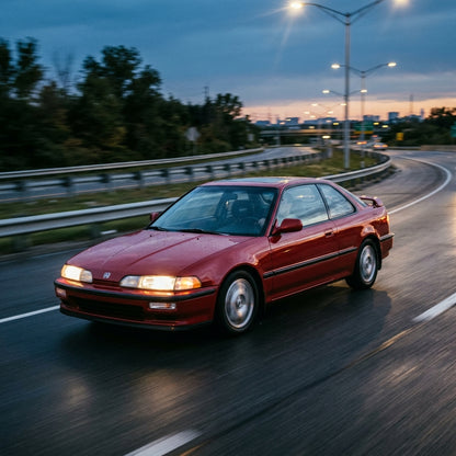Action Shot: Acura Integra Driving Fast