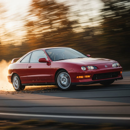 Action Shot: Acura Integra Driving Fast