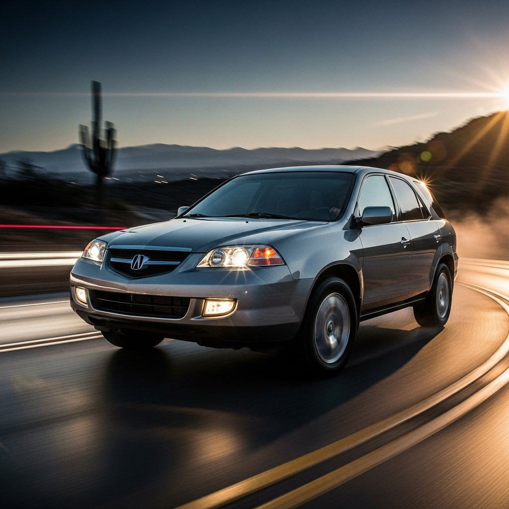 Action Shot: Acura MDX Driving Fast