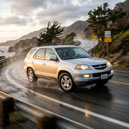 Action Shot: Acura MDX Driving Fast