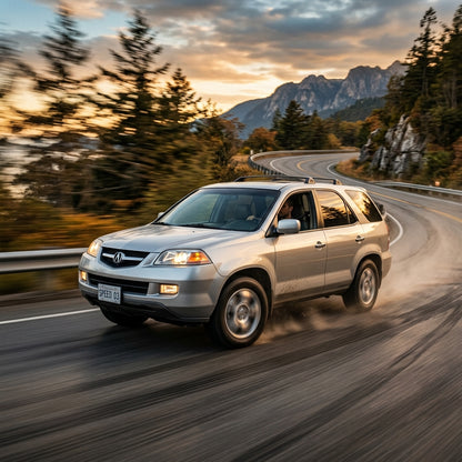 Action Shot: Acura MDX Driving Fast