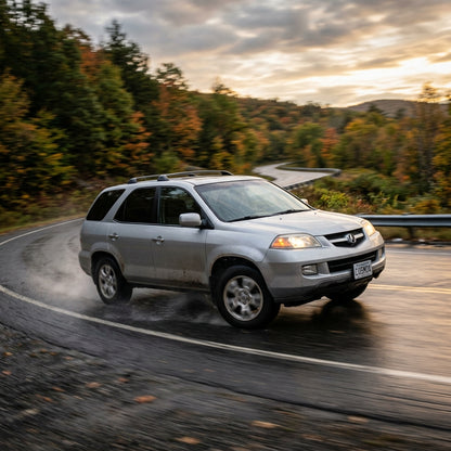 Action Shot: Acura MDX Driving Fast