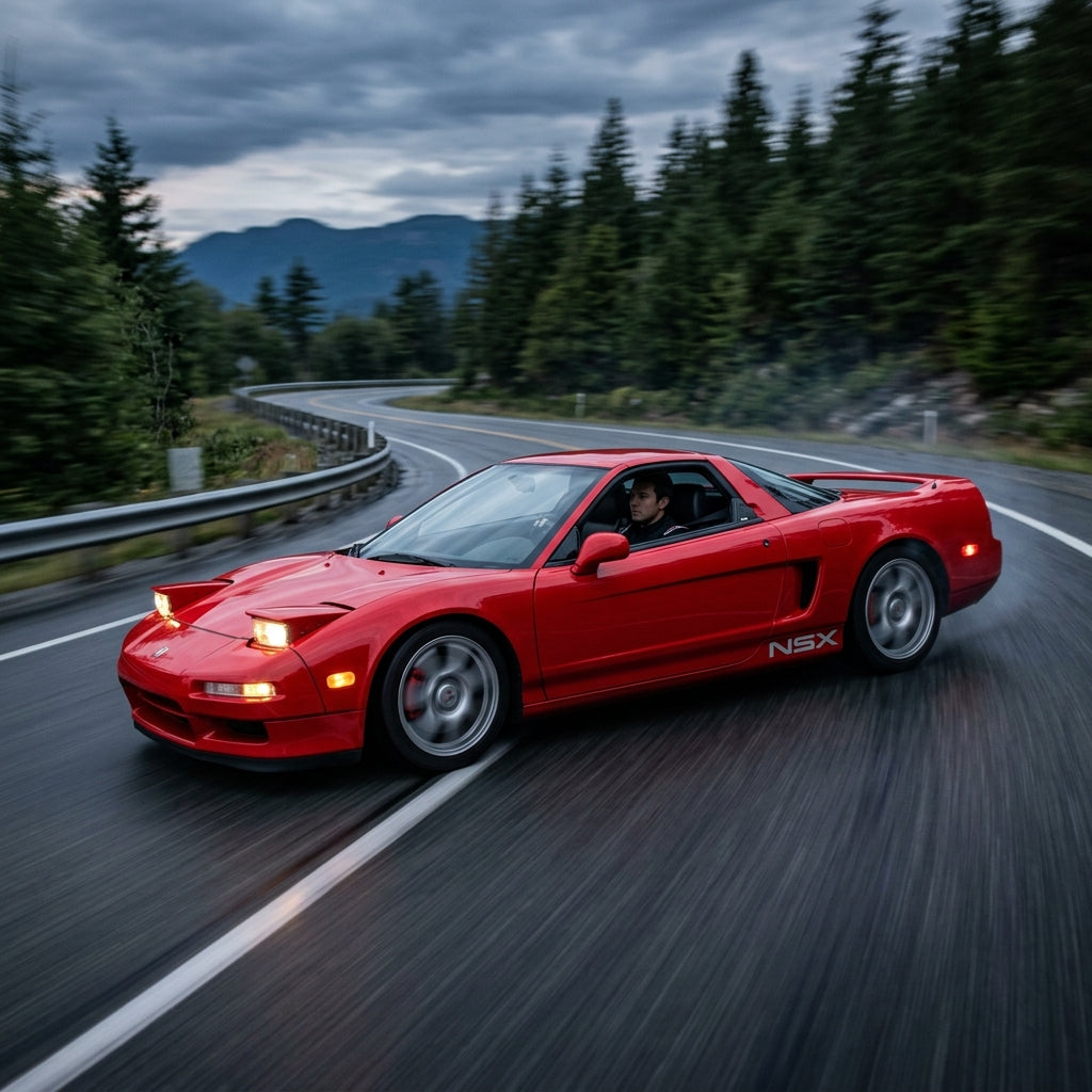 Action Shot: Acura NSX Driving Fast