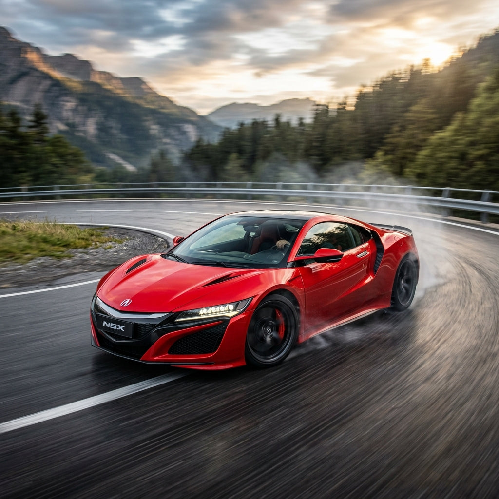 Action Shot: Acura NSX Driving Fast