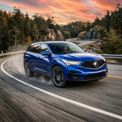 Action Shot: Acura RDX Driving Fast