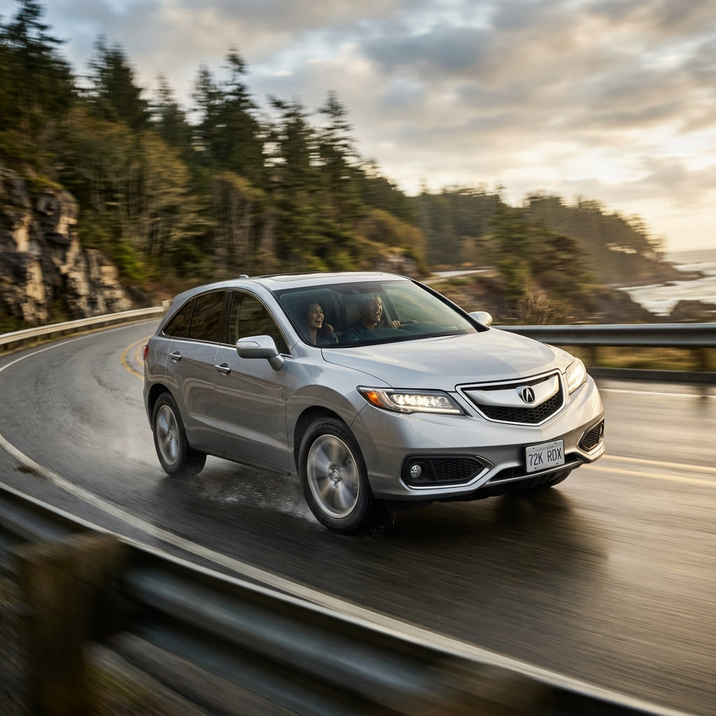 Action Shot: Acura RDX Driving Fast