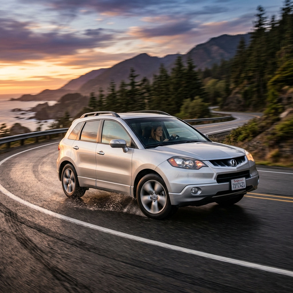 Action Shot: Acura RDX Driving Fast