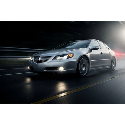 Action Shot: Acura RL Driving Fast