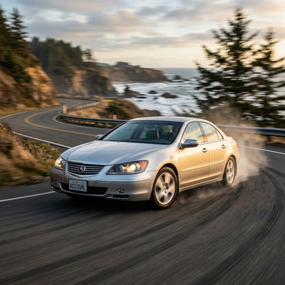 Action Shot: Acura RL Driving Fast
