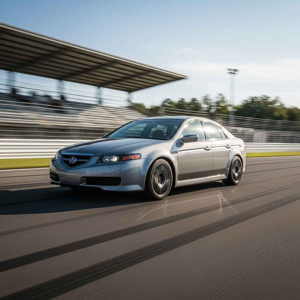 Action Shot: Acura TL Driving Fast
