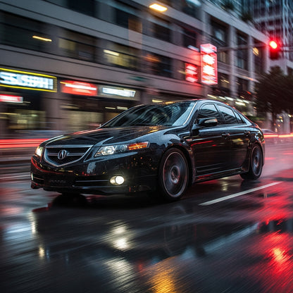 Action Shot: Acura TL Driving Fast