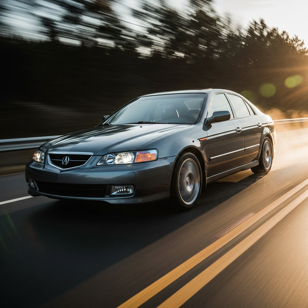 Action Shot: Acura TL Driving Fast
