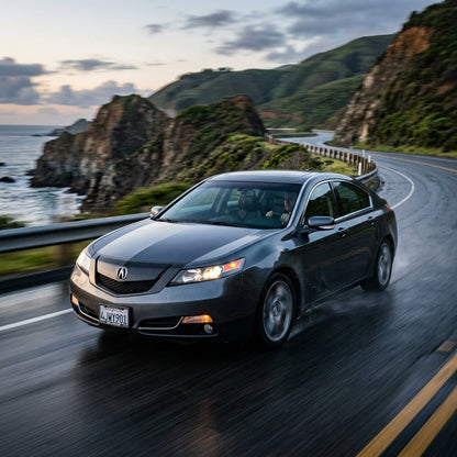 Action Shot: Acura TL Driving Fast