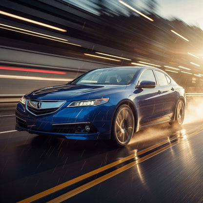 Action Shot: Acura TLX Driving Fast