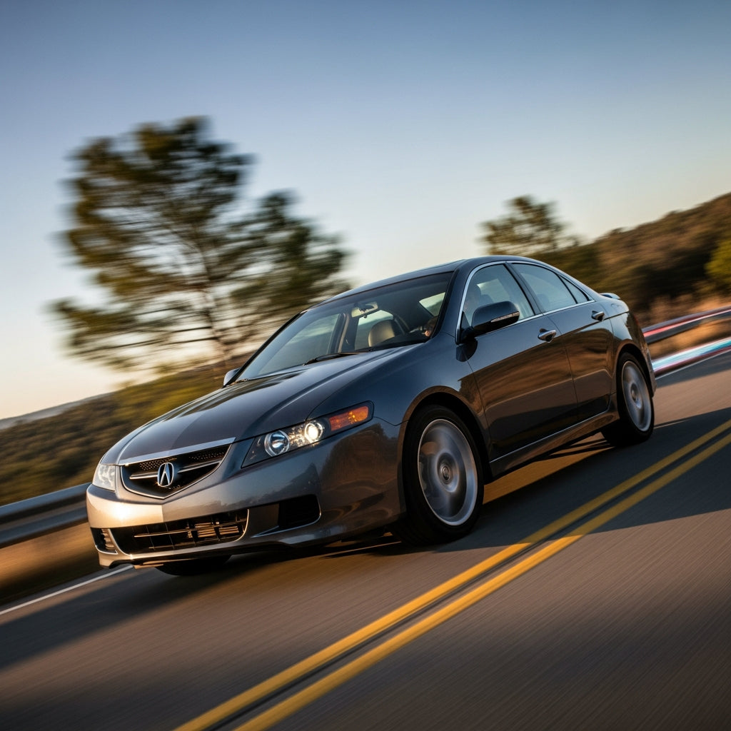 Action Shot: Acura TSX Driving Fast