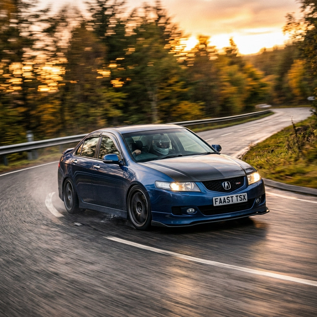 Action Shot: Acura TSX Driving Fast