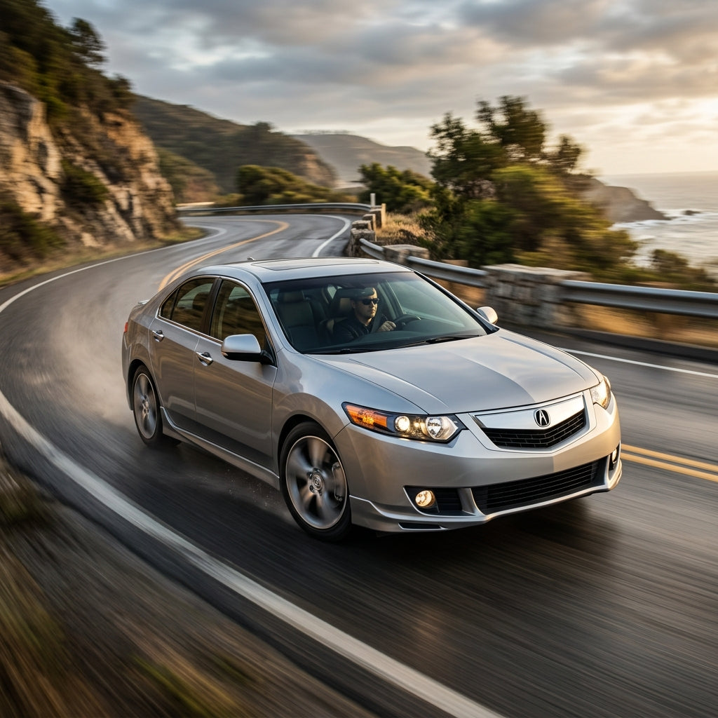 Action Shot: Acura TSX Driving Fast