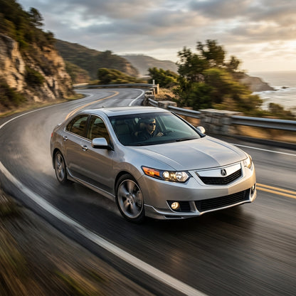 Action Shot: Acura TSX Driving Fast