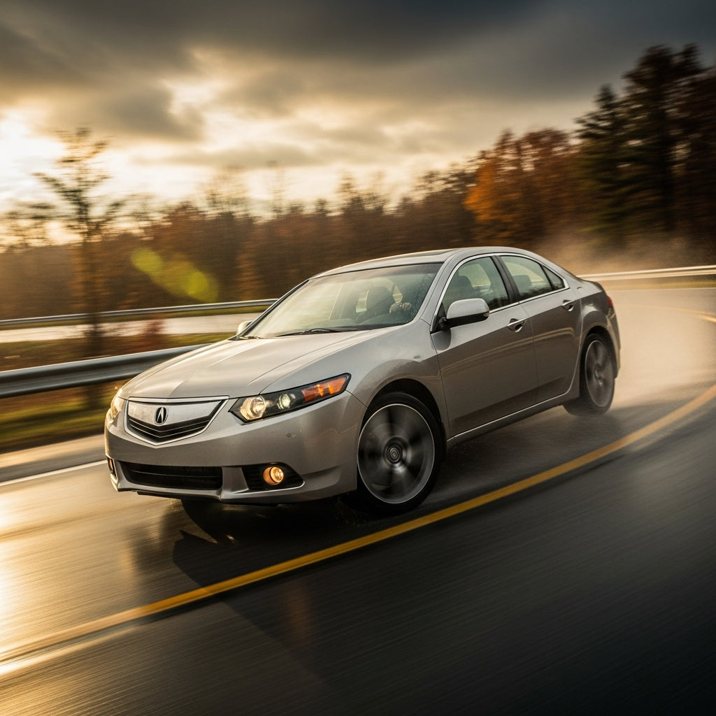 Action Shot: Acura TSX Driving Fast
