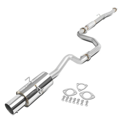 Catback Exhaust System 4 Inch OD Muffler Tip for Acura Integra GS LS RS (1994-2001)