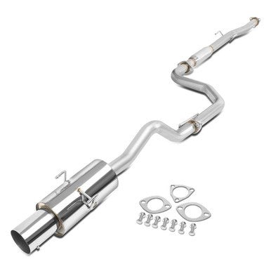 Catback Exhaust System 4 Inch OD Muffler Tip for Acura Integra GS LS RS (1994-2001) Default Title