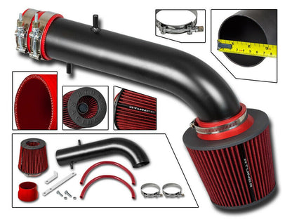 Short Ram Air Intake for Honda Accord (1999-2002) with 2.7L/3.0L V6 Engine Red