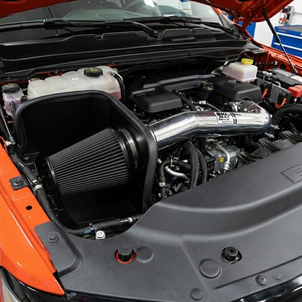 Cold Air Intake for Ram 1500 (2019-2025) 3.6L V6 Engine Black