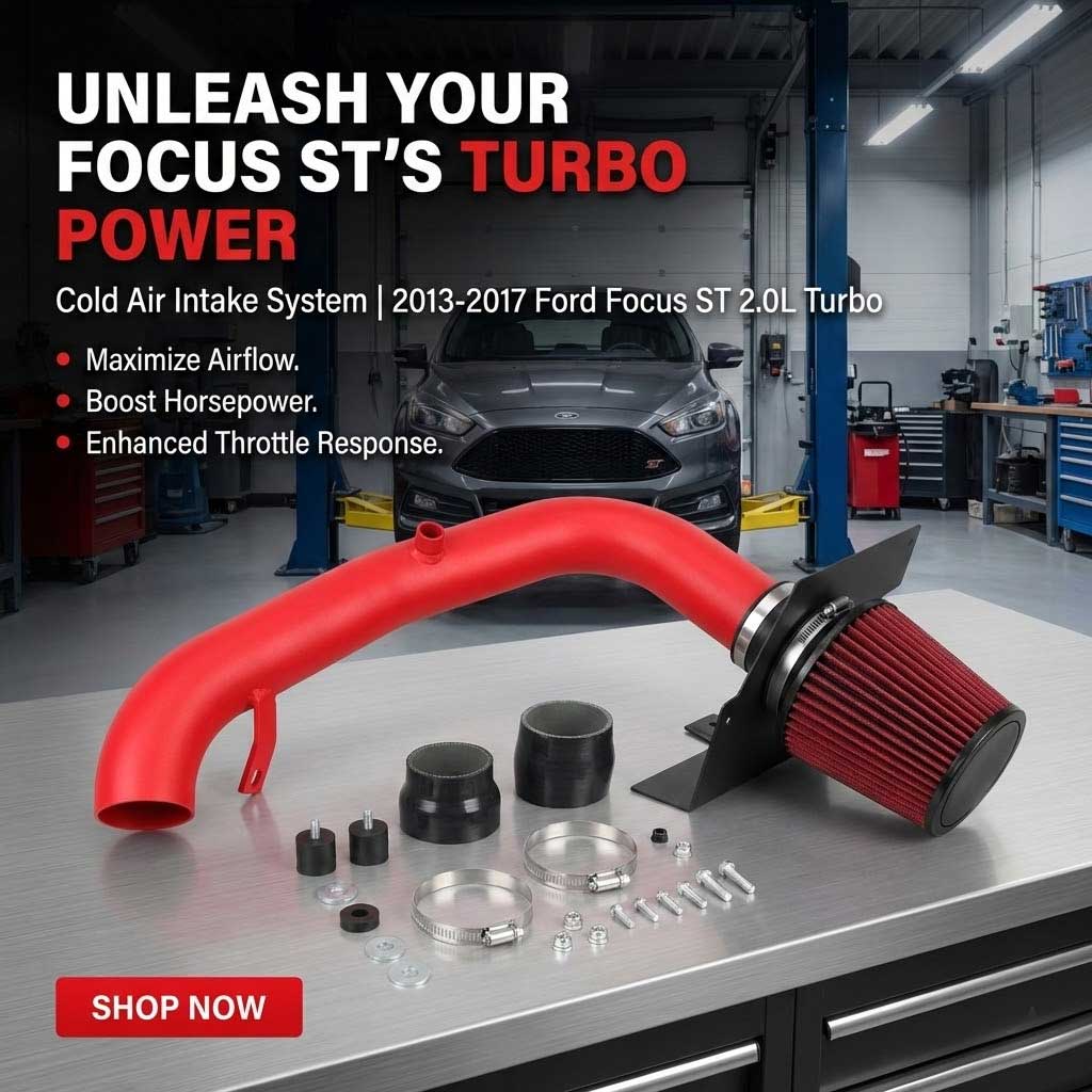 Admission d'air froid pour moteur Ford Focus ST (2013-2018) 2.0L turbocompressé 