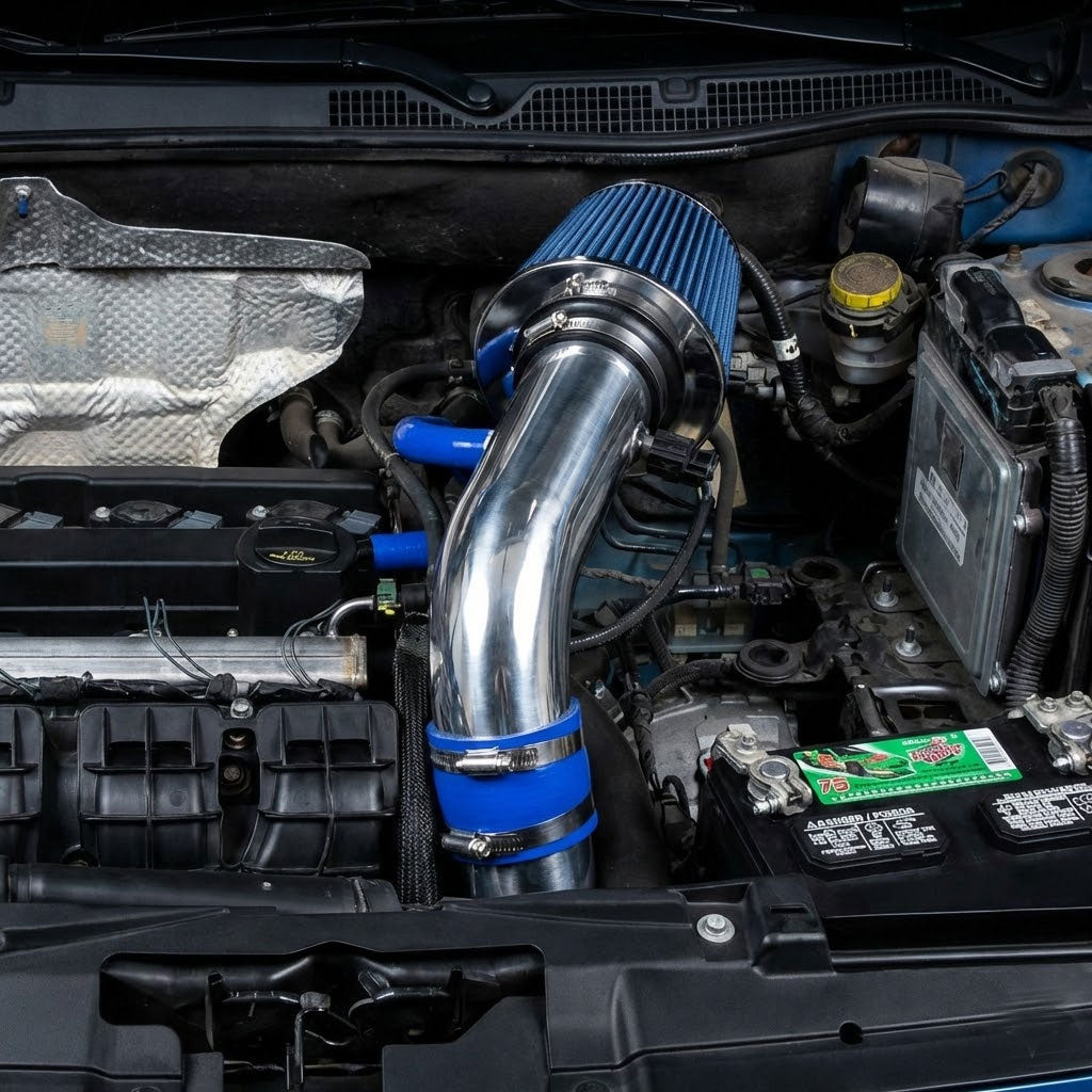 Cold Air Intake for Jeep Patriot Compass (2007-2010) 2.0L 2.4L Engines - Blue