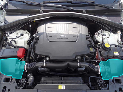 Admission d'air froid pour Land Rover Range Rover Velar (2014-2022) moteur V6 3.0L suralimenté