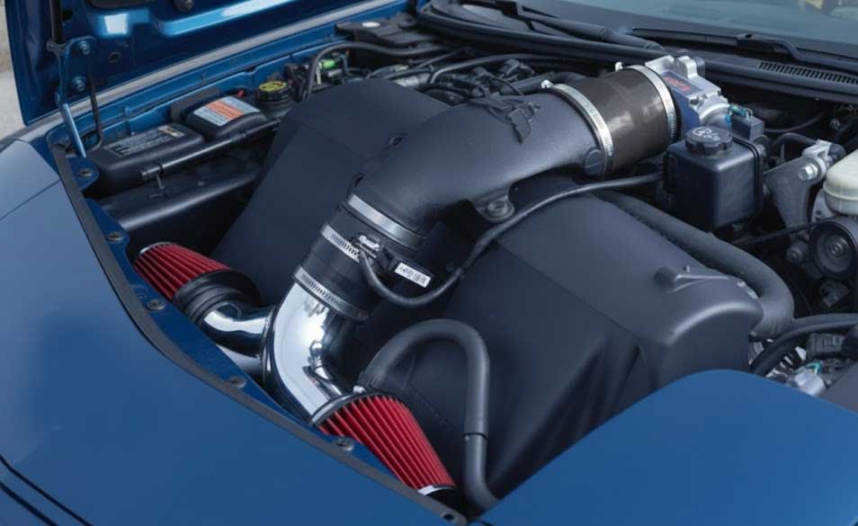 Dual Twin Air Intake Kit For Chevy Corvette (1997-2000) C5 with 5.7L V8 Engine Black