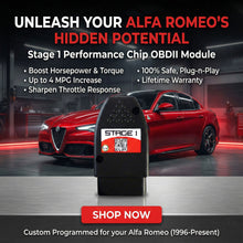 Stage 1 Performance Chip for Alfa Romeo - Boost HP & Torque | OBD2 Plug & Play Module