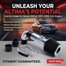 Cold Air Intake for Nissan Altima (2013-2016) 2.5L Engine