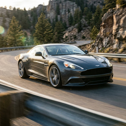 Action Shot: Aston Martin Vanquish Driving Fast
