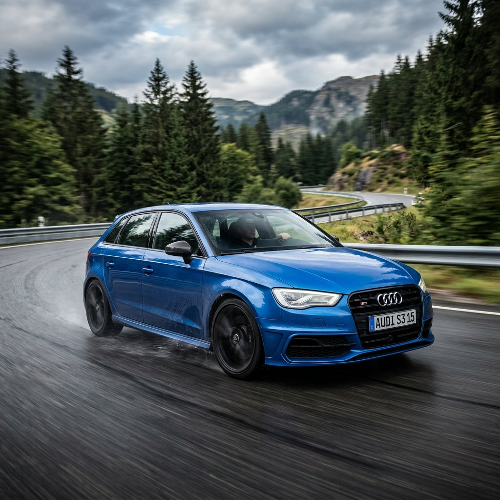 Action Shot: Audi A3,S3 Driving Fast