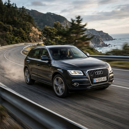 Action Shot: Audi Q5 Driving Fast