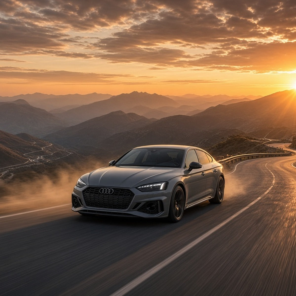 Stage 1 Performance Chip for Audi - Boost HP & Torque | OBD2 Plug & Play Module - Audi RS5 driving fast